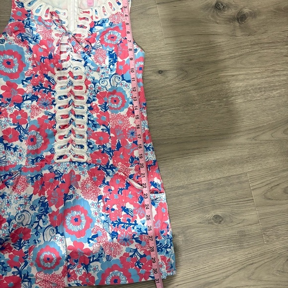 Lilly Pulitzer Shell Yeah Florida Shift Dress Sz 2 Pockets Preppy Nautical Beach - Picture 10 of 16